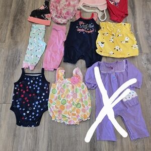 Girls Big Bundle 0-3m- 24m Colorful Fun Bundle